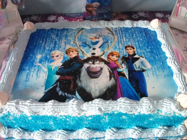 Papel de arroz tema Frozen