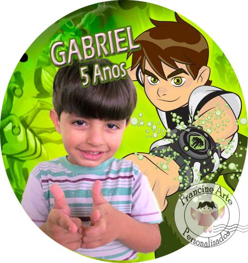 Rótulo latinha ben10