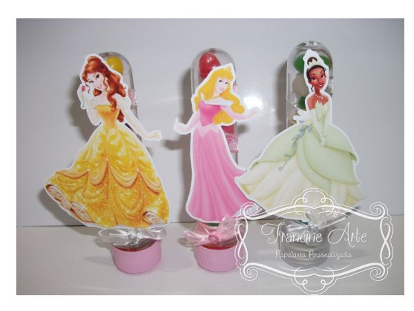 Tubet com aplique Princesas Disney (com balinhas)