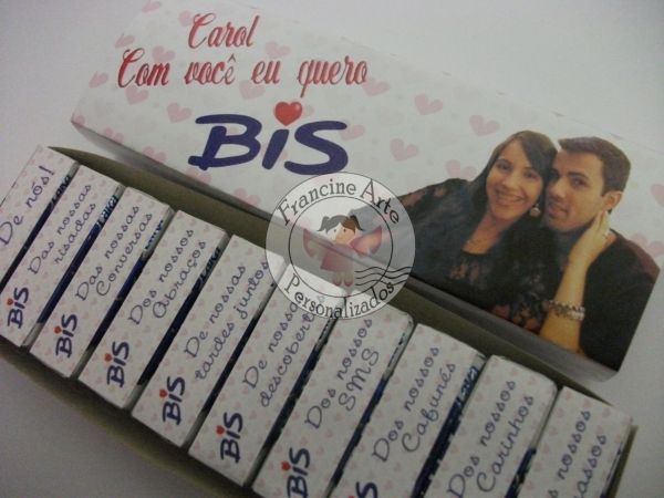 Caixa Bis Personalizada para Dia dos Namorados!