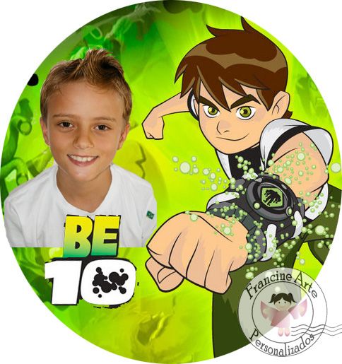 Rótulo latinha ben10