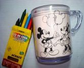 Caneca para Colorir c/ giz