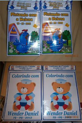 Kit Colorir com Capa personalizada