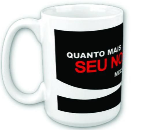 Caneca cerâmica Quanto mais melhor