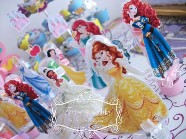 Tubet com aplique Princesas Disney (vazio)