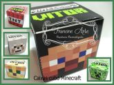 Caixa cubo Minecraft